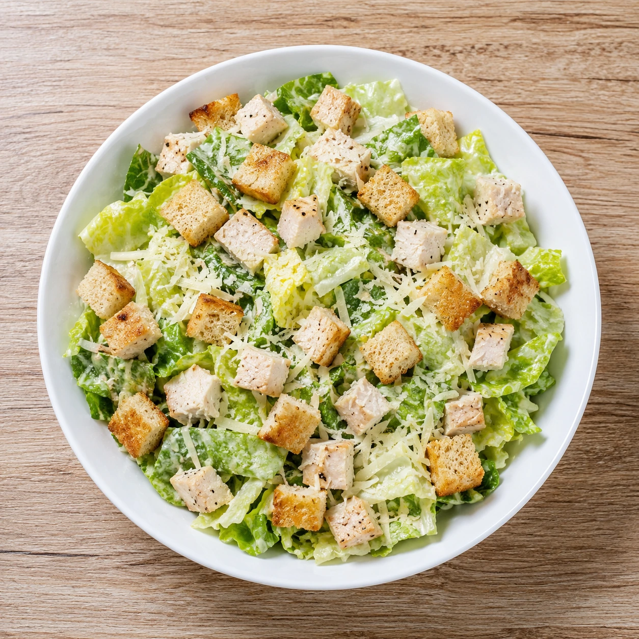 Chicken Caesar Salad option for a Norco family or group takeout order
