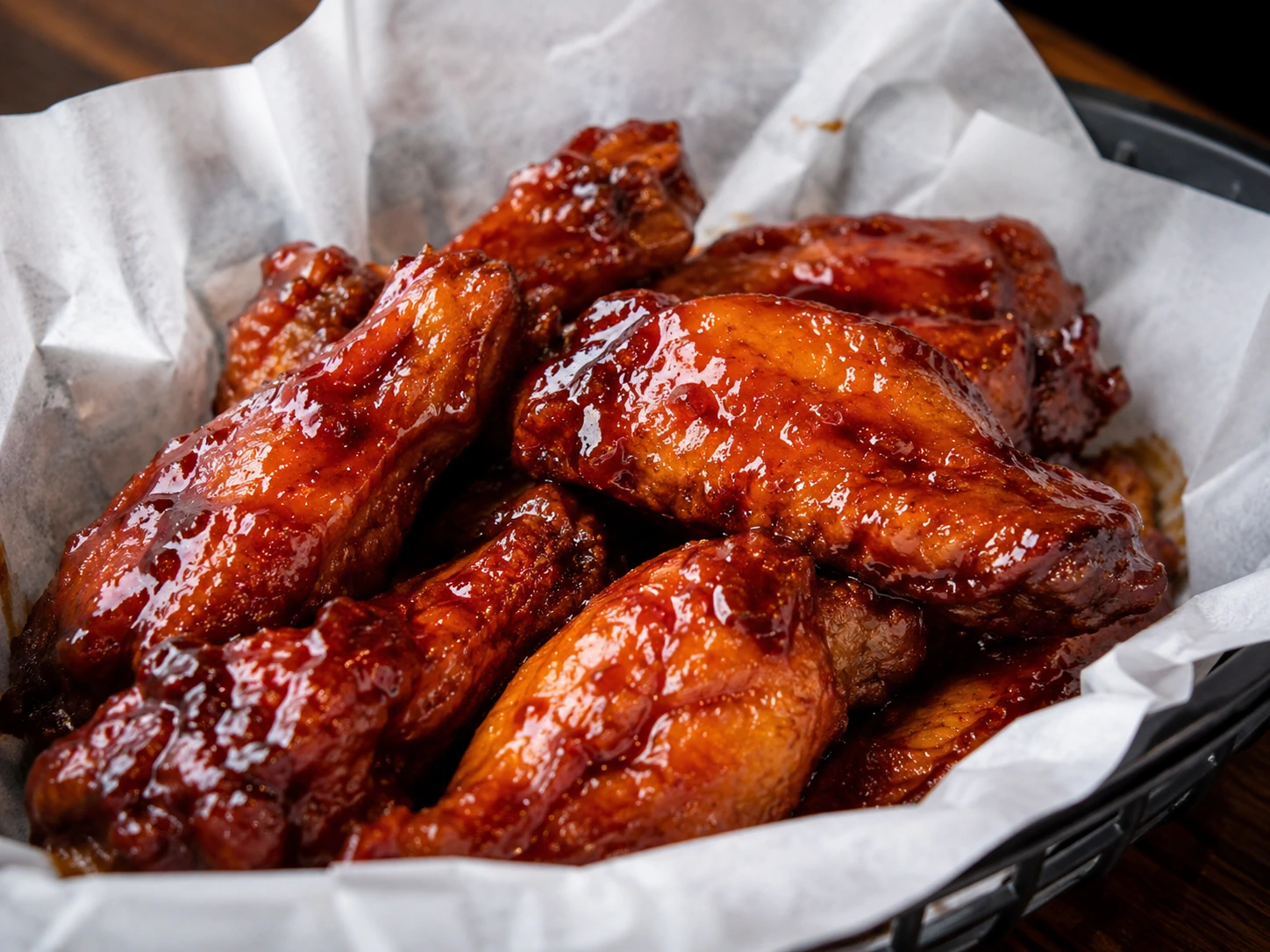 Korean BBQ wing flavor served by Wicked Pizza Pies in Norco California